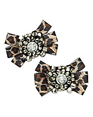 A List Leopard Shoe Clip