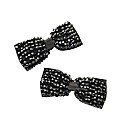 Black Bow Clip