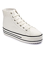 Hi Top Lace Up Sports Pump E Fit