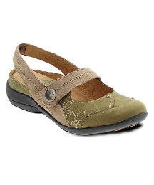 Padders Beige Mary Jane Ankle Strap