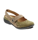 Padders Beige Mary Jane Ankle Strap