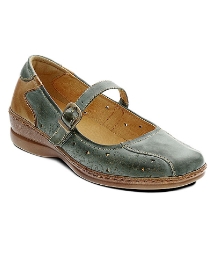 Padders Blue Buckled Mary Jane