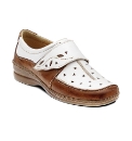 Padders White and Tan Ischia Shoe