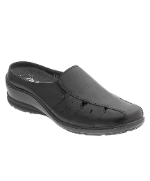Padders Black Vicky Summer Mule