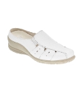 Padders White Vicky Summer Mule