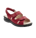 Padders Red Rosemary 2 Strap Sandal