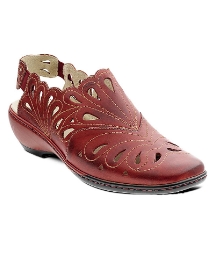 Padders Jazzy Red Sancha Close Toe Shoe