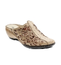 Padders Bone & Pink Lara Closed Toe Mule