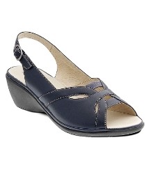 Padders Navy Hepburn Sandal