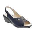 Padders Navy Hepburn Sandal