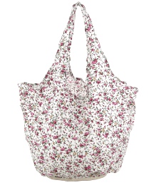 Rocket Dog Lily White Floral Eco Shopper