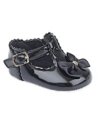 Baypods Girls Buckle Pram Shoes