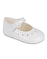 Early Days Velcro Bar Pram Shoes