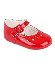 Early Days Velcro Bar Pram Shoes
