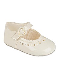 Early Days Velcro Bar Pram Shoes