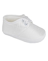 Early Days White Christening Shoes