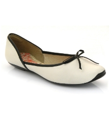 J Shoes Linen Bita Ballerina Pump