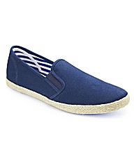 Label J Espadrille Slip On Standard Fit