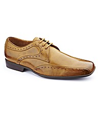 Jacamo Punch Detail Shoes Extra Wide Fit