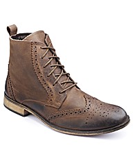 Jacamo Brogue Boots Wide Fit