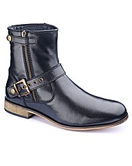 Jacamo Buckle & Zip Detail S Fit Boots