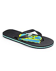 DC Shoes Graffic Print Flip Flop