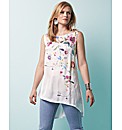 edit Digital Print Jersey Top