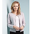 edit Collarless Quilted Jacket