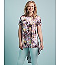 edit Printed Trapeze Top