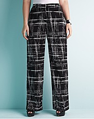 edit Printed Wide Leg Trouser 29in Leg