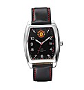 Gents Football Leather Strap Watch