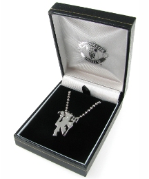Gents Stainless Steel Football Pendant