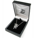 Gents Stainless Steel Football Pendant