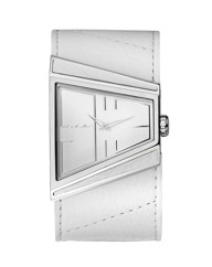 Black Dice White Strap Watch
