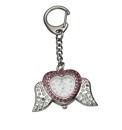 Ladies Angel Wings Keyring Clock