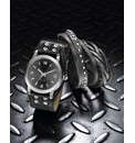 Cuff Style Watch & Bracelet Set
