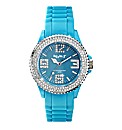 Ladies Glitzy Dial Colour Watch