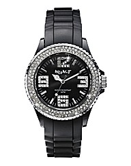 Ladies Glitzy Dial Colour Watch
