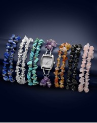 Interchangeable Gemstone Bracelet Watch