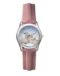 Pink Strap Animal Watch