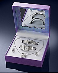 Ladies Glitzy Four-piece Watch Set