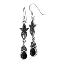 Sterling Silver Marcasite Drop Earrings