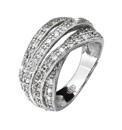 Sterling Silver Cubic Zirconia Ring