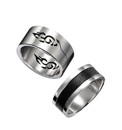 Set of 2 Stainless Steel Rings