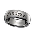 Stainless Steel Personalised Band Ring