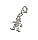Sterling Silver Clown Charm