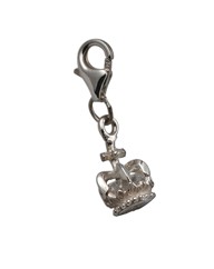 Sterling Silver Crown Charm