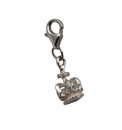 Sterling Silver Crown Charm