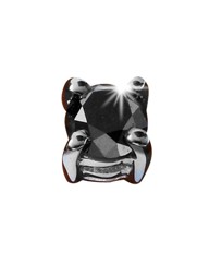 9 Carat White Gold Earring