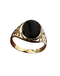 9 Carat Gold & Agate Signet Ring